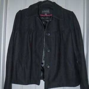 Banana Republic Black Wool Collared Jacket